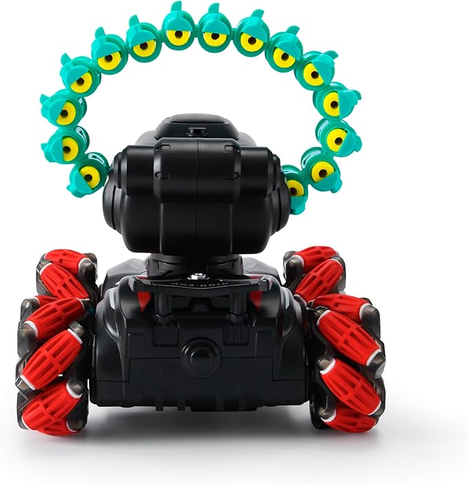 BOKSYUR Rc Car Shoot SoftBulletFits for NerfRc Tank That ShootsBattle ANK with Remote Control Tank That Shoots Foam Darts-Stunts16Foam Darts- Birthday Presents ForKids 7 8 9 10 11 Year Old（red2.0