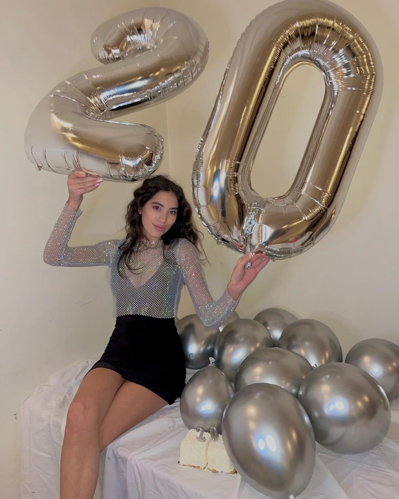 Silver Number 0 Balloon 40 Inch, 0 Balloon Number for 10th 20th 30th 40th 50th 60th Birthday Decorations, Silver Party Supplies