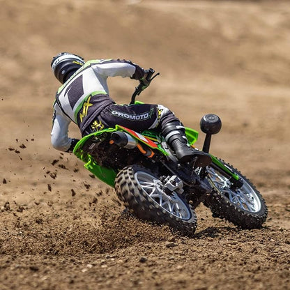 Losi RC Motorcycle Promoto-MX 1/4 Motorcycle Ready-to-Run Combo Includes Battery and Charger Pro Circuit LOS06002 Green