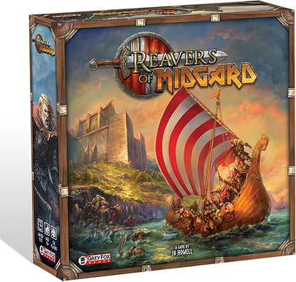 Grey Fox Games Reavers of Midgard | Viking themed Strategy Board Game | 2-4 players | 90 Minutes