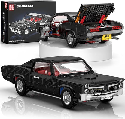 Mould King 10199 Classic Sports Cars Building Sets MOC Blocks Collectible Car Model Kits Racing Car Building Kits Birthday Gifts for Adults/Teens 14+ (1563 Pieces)