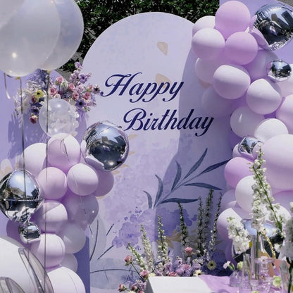 Voircoloria Lilac Balloon Garland Kit - 90-Pack of 5-18 Inch Balloons for Weddings, Birthdays & Parties