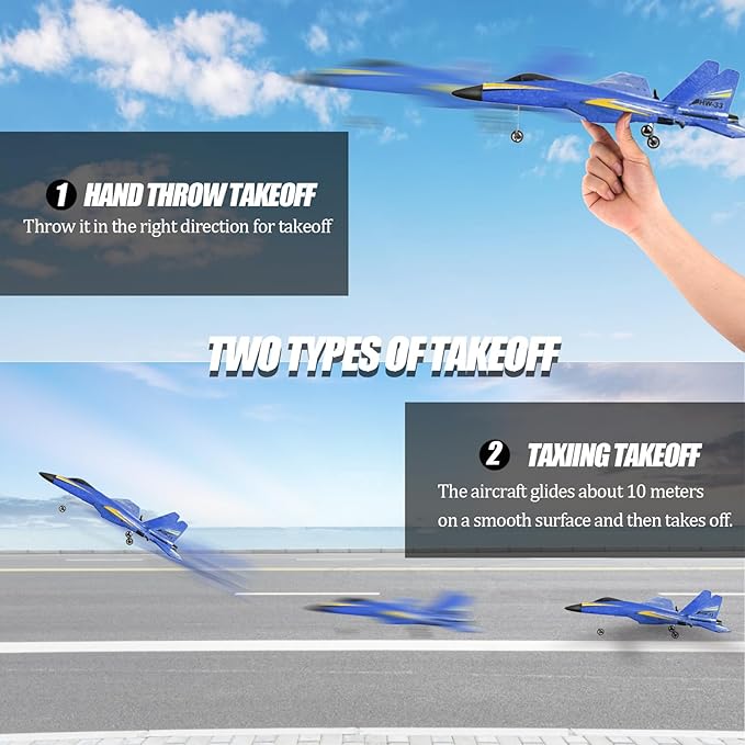 Foam rc Airplanes for Ages Over 14 Years Old and AdultsRemote Control Fighter JetHobby Plane Toys Gifts for Teen