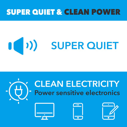 Pulsar PGD95BISCO Super Quiet Dual Fuel 9500W Home Use Backup Portable Inverter Generator With Remote Control and electric start (CO, low battery and low oil Shutoff), RV ready