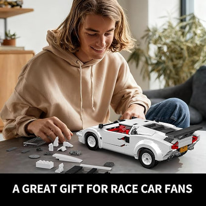 Mould King Classic Super Sports Car Building Blocks Kit MOC Racing Car Model Replica Building Set for Adults Collectible Set to Build for Kids Boys Girl 1349 Pieces