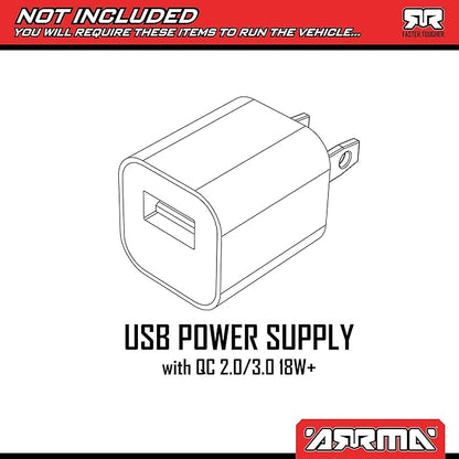 ARRMA RC Truck 1/10 Gorgon 2 Wheel Drive RTR Brushed Monster Truck Battery &amp Charger Included Gun Metal ARA3230ST3