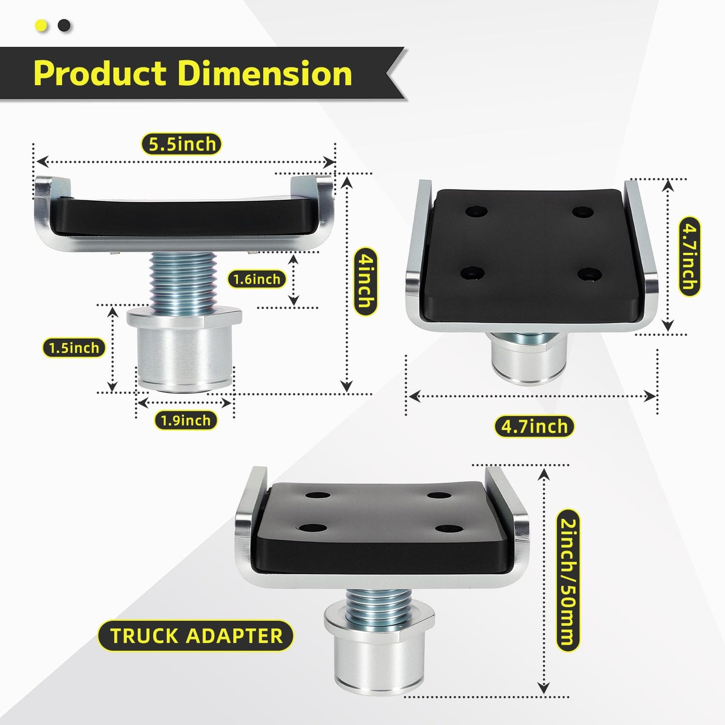 Aumtoni Auto Lift Adapter, Car Lift Truck Adapter Compatible with KATOOL Two Post Lift Vehicle Adapter