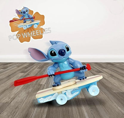 Jada Surfer Stitch RC – 10 Radio Control Toy with 360° Spin &amp Self-Righting Feature – Disney Lilo &amp Stitch – Fun Gift for Kids &amp Movie Fans – Ages 3+