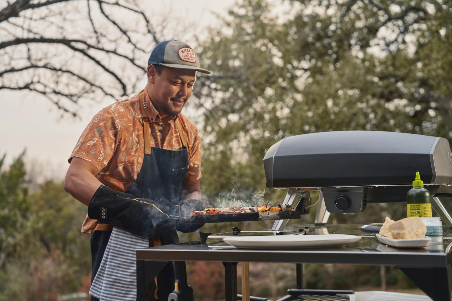 Ooni Koda 2 Pro Gas Pizza Oven – 18" Gas Powered Outdoor Oven with 28 mBar Regulator and Gas Hose, Gas powered Portable Pizza Oven - Black