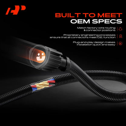 A-Premium Engine Wiring Harness Compatible with 2006-2015 LS3 LS2 6.2L, Standalone Harness T56 58X TR6060