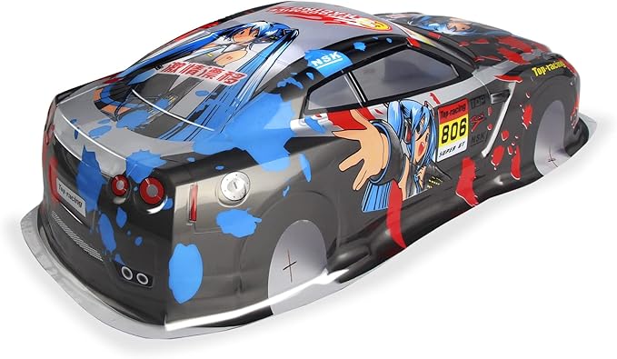 Manrock 1/10 Scale RC Painted Drift Racing Touring Onroad Car Body Shell NA GTR