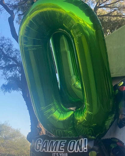 Green Number 25 Balloon 40 inch, 25 Number Balloons, 25th Green Birthday Decorations, 25 Year Old Women Men Party Supplies, St. Patrick's Day Games Theme Birthday Decorations