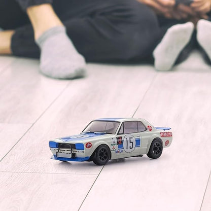 Kyosho America 32643BL Mini-Z Awd 1972 Nissan Skyline 2000gt-R Blue