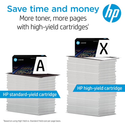 HP 206X Yellow High-yield Toner Cartridge | Works with HP Color LaserJet Pro M255, HP Color LaserJet Pro MFP M282, M283 Series | W2112X