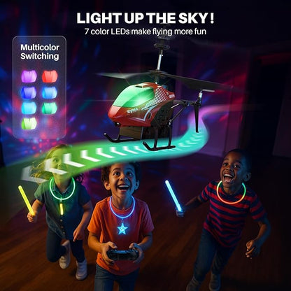 SYMA RC Helicopter Remote Control Helicopter with 40 Mins Flight Time(2 Batteries) Auto Obstacle Avoidance 7 LED Lights and Altitude Hold Gifts Toys for Kids 8-12