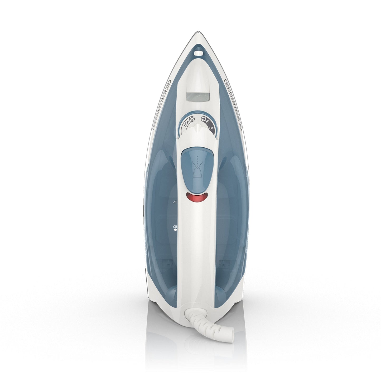 BLACK+DECKER Easy Steam Compact Iron for Clothes, Automatic Shutoff, Nonstick Plate, Light Weight, 1200 Watts