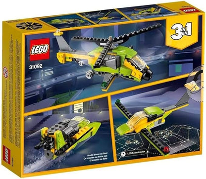 LEGO Creator 3in1 Helicopter Adventure 31092 Building Kit (114 Pieces)