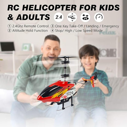 Cheerwing U12 Remote Control Helicopter with Altitude Hold Mini RC Helicopter for Adults Kids One Key take Off/Landing and 2 Batteries