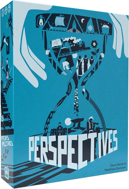 Perspectives (Blue Box) - Mystery Game Cooperative Storytelling Game Collaborative Detective Game for Kids &amp Adults Ages 12+ 2-6 Players 90 Minute Playtime Made by Space Cowboys