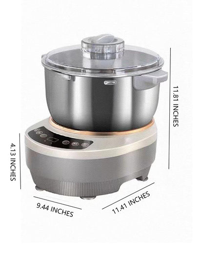 Aptovpvp Electric Dough Machine With Fermentation Function, Microcomputer Timing, Front Touch Panel, 6.3qt(7L), 304 Stainless Steel, Used For Bread, Pizza, Pancake, Dumpling Dough And Sourdough