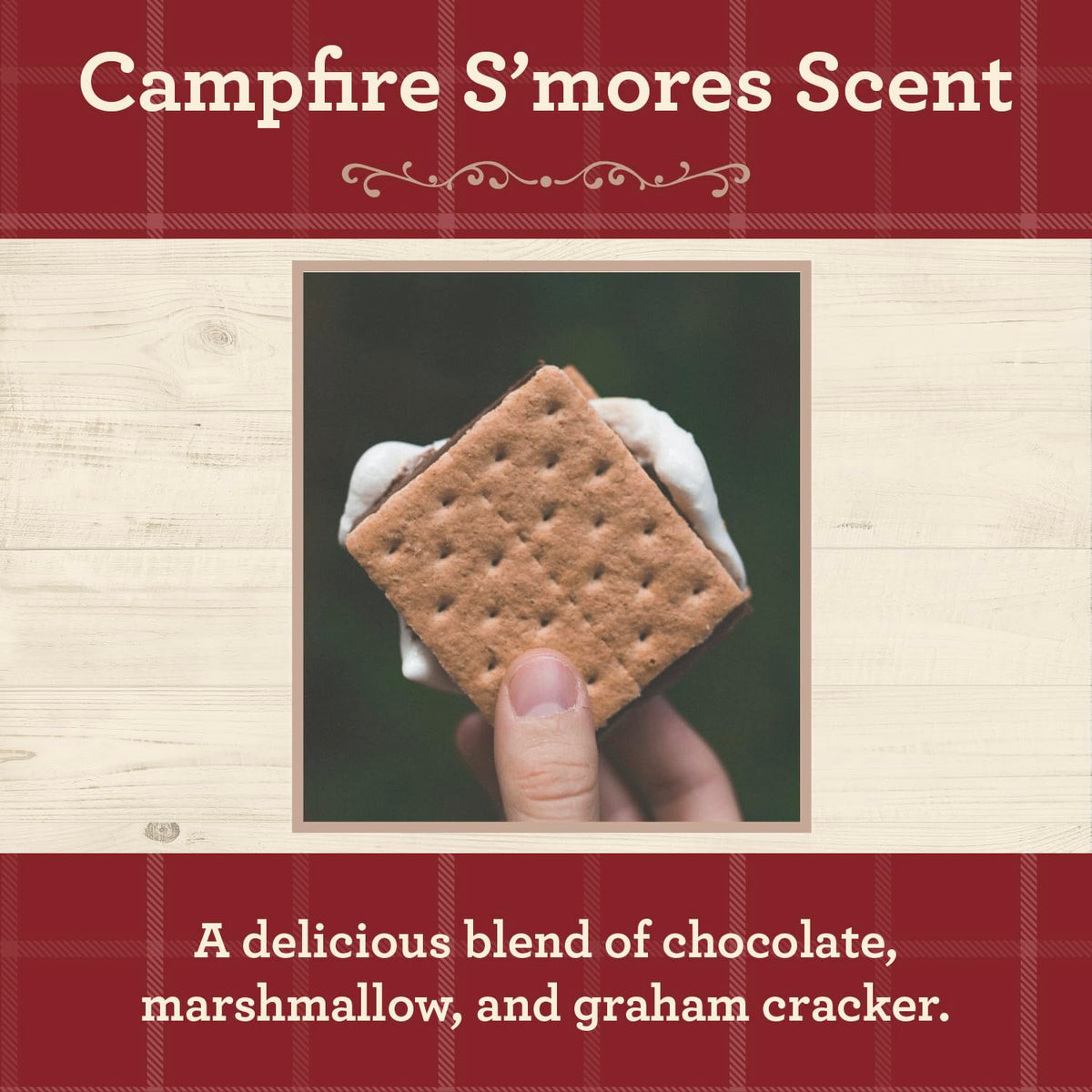 Our Own Candle Company Campfire S’Mores Scented Candle, Mason Jar, 13oz, Long Lasting 100 Hour Burn, Fall & Holiday Gift