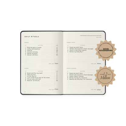 Full Focus Finch Linen Planner by Michael Hyatt - The #1 Daily Planner to Set Annual Goals, Increase Focus, Eliminate Overwhelm, and Achieve Your Biggest Goals - Hardcover
