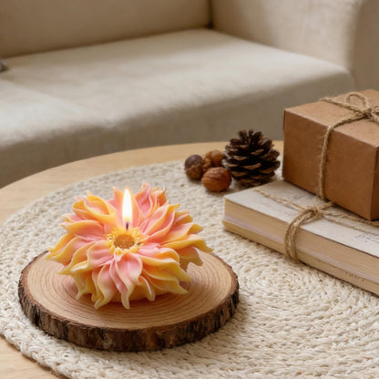 Flower Petal Mold - Cylinder Molds Silicone Wave Spiral Candle Mold - Silicone Resin Casting Molds for Candle & Resin & Soap Craft Supplies