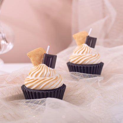 Toasted Marshmallow French Vanilla Vegetable Wax Candle for Birthday Party Baby Shower and Wedding Favor