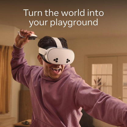 Meta Quest 3S 128GB — Dive into Mixed Reality — Unreal device. Unreal price. — Gorilla Tag Cardboard Hero Bundle — Amazon Exclusive