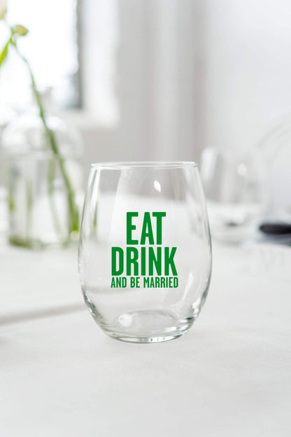 WEDDINGSTAR Personalized Small Stemless Wine Glass 9oz - 36 pack