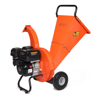 EFCUT C40 Wood Chipper 4" inch Max + Replacement Blades 4 Pcs [Exclusive Bundle Deal]