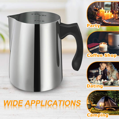 BBAXI Candle Making Kit - 32oz Pouring Pot, 16oz Soy Wax, Wooden Wick Holders, Candle Wicks, Stickers and Spoon