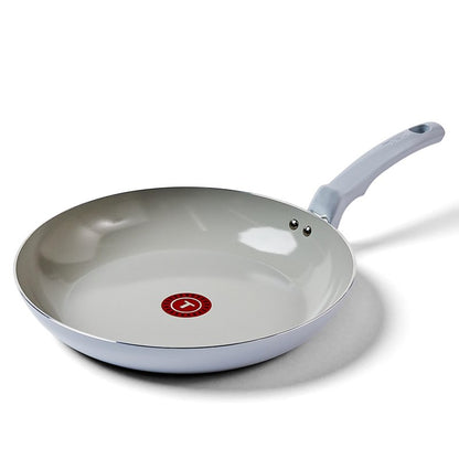 T-Fal Refresh Ceramic Nonstick Frying Pan Skillet 12-Inch, Oven Safe to 350°F, Stay-Cool Handle, Skillet Pan Cookware, Blue