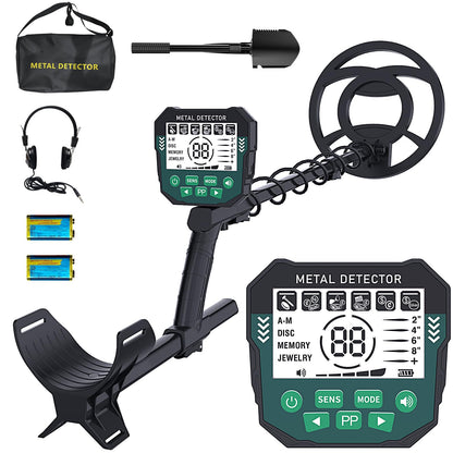 Metal Detector for Adults Professional, Advanced DSP Chip, Waterproof Pinpoint, High Accuracy Gold and Silver Detection, Underwater and Beach Use, 10'' IP68 Coil, Bigger LCD, Gifts for Men