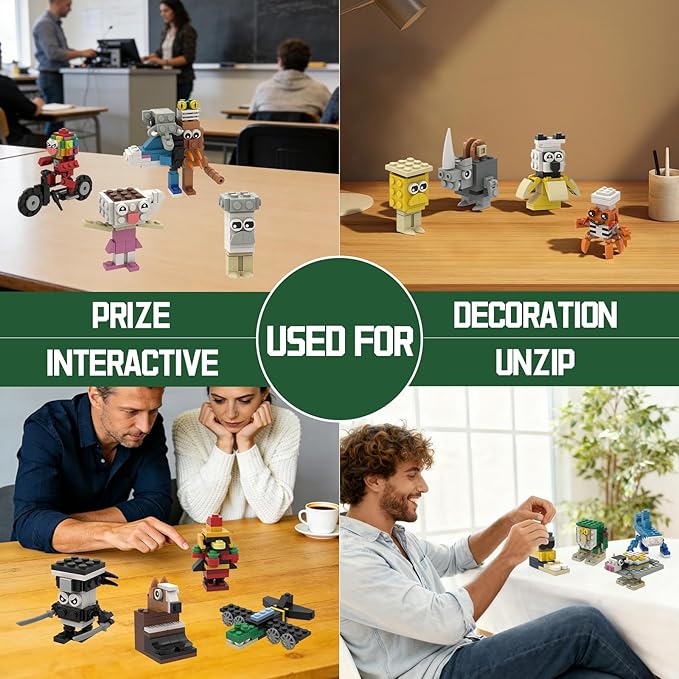 Italian Brain Rot Unique Cartoon Characters Building Blocks 16 in 1 Educational &amp Entertaining Gift Idea for Adults