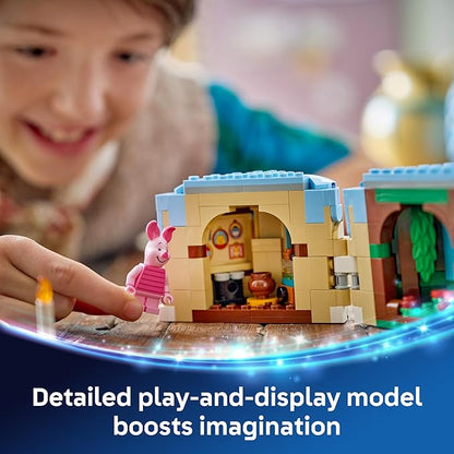 LEGO Disney Piglet's Birthday Fun Building Toy - Winnie The Pooh Toy for Girls &amp Boys Ages 9+ - Gift for Birthdays - Kids Room Decor - 43305