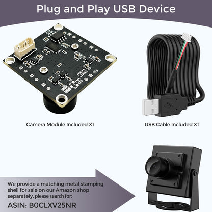 InnoMaker 720P USB 2.0 UVC Camera with 120° DFOV for Raspberry Pi, Jetson Nano, Embedded Hardware - Support Windows, Linux, Mac OS, Android