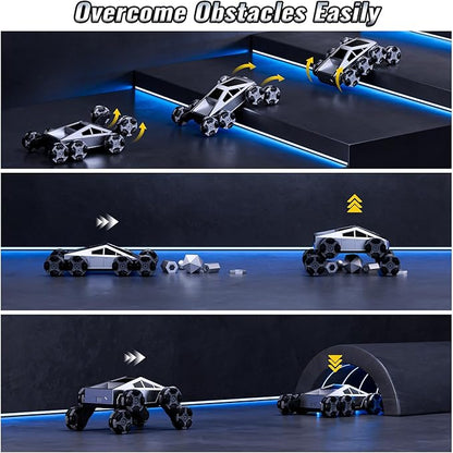 Remote Control Car 8 Wheels RC Stunt Car with LED Lights &amp Music 2.4GHz RC Drift Car for Boys Aged 6-14 Christmas Birthday Gift for Kids