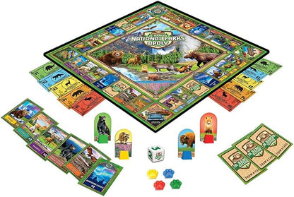 MasterPieces National Parks Opoly Jr. Board Game 13.5 inches tall