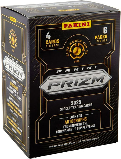 2025 Panini Prizm Club World Cup Soccer Blaster Box – FIFA Trading Cards – Includes Blaster-Exclusive Prizms Rookies &amp Inserts – Official Panini Retail Set