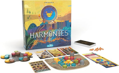 Asmodee Harmonies Board Game - Create Oneiric Landscapes Strategic &amp Poetic Gameplay Fun Family Game for Kids &amp Adults Ages 10+ 1-4 Players 30 Min Playtime (Multilingual Edition)