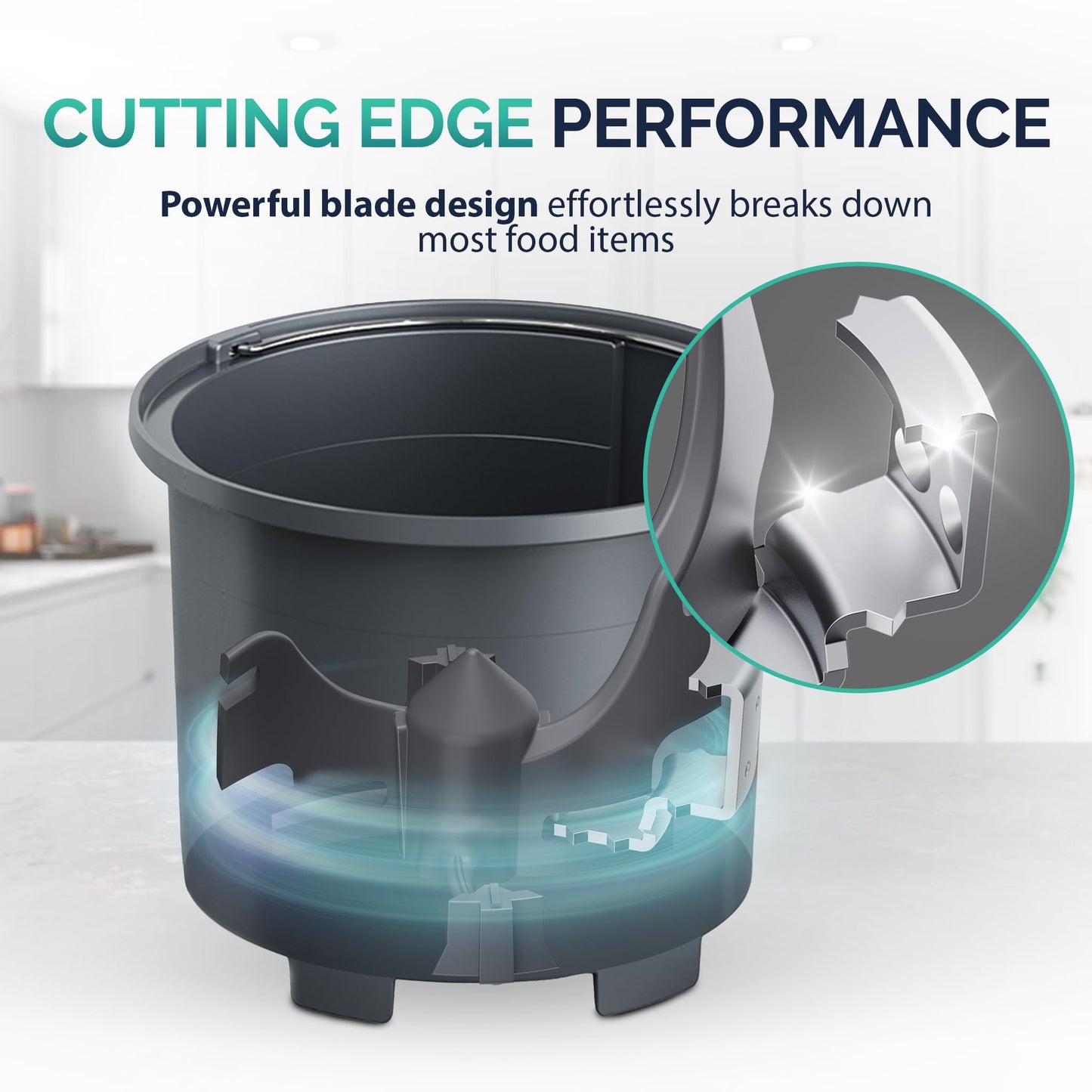Luma® by Newair Electric Composter for Kitchen | 2.5L Odorless Kitchen Composter | Dishwasher Safe Indoor Compost Machine | 90% Volume Reduction in 3-6 Hours