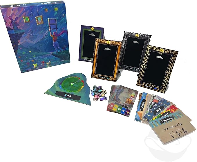 Canvas Finishing Touches (Deluxe) Expansion - R2i Games - 1 to 5 Players - 30 Minutes Play Time