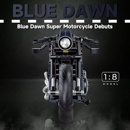 1:8 Motorcycle Building Blocks Toy Kit 623PCS for Adults and Motorcycle Enthusiasts Collectible Building Toy for Adults Birthday Gifts Build A Model Motorcycle
