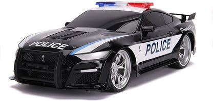 Jada Toys Hyperchargers 1:16 2020 Ford Mustang Shelby GT500 &amp 2019 Dodge Challenger SRT Remote Control Car Toys for Kids and Adults