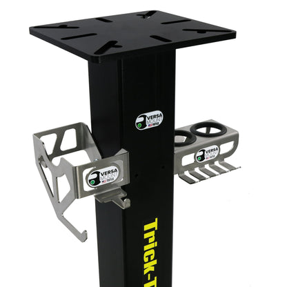 Trick-Tools Versa-Mount Heavy-Duty Mobile Mobile Vise and Bench Grinder Stand with Accessory Hangers, Made in the USA