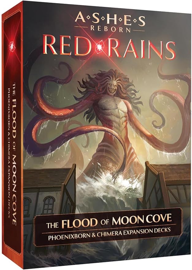 Plaid Hat Games Ashes Reborn: Red Rains - The Flood of Moon Cove for Ages 14 and Up 1-2 Players