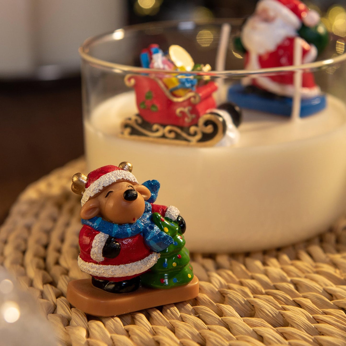 Christmas Vegetable Wax Candle Bowl