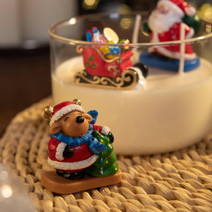 Christmas Vegetable Wax Candle Bowl