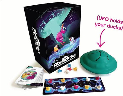 Abducktion - A weirdly Strategic Duck Kidnapping Game 15-Minutes of Light Strategy of Ducks a UFO and Mind-Bending Shape-Finding Logic!